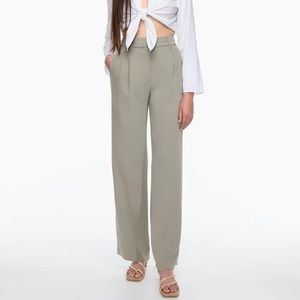 Aritzia Wilfred Effortless pants in basalt grey 2 short